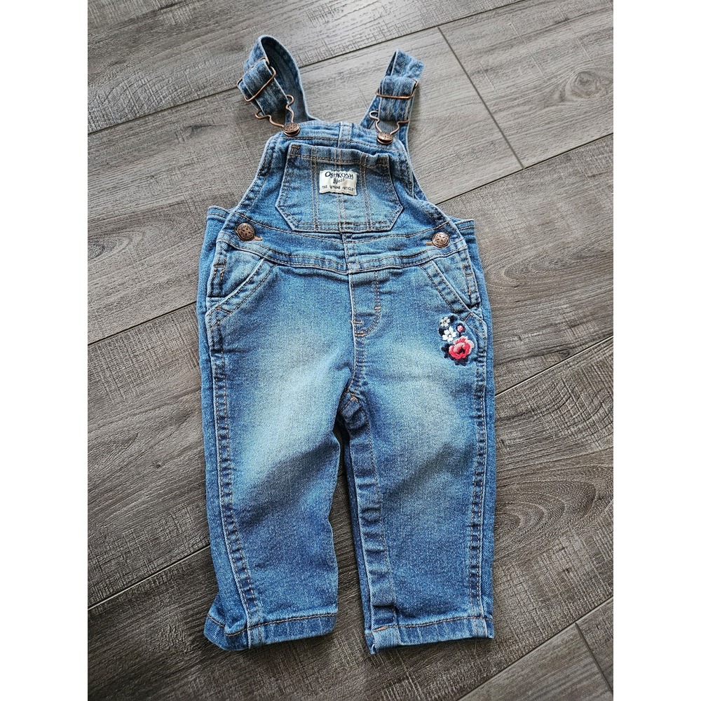 Oshkosh‎ B'gosh baby girl overalls 6 mos